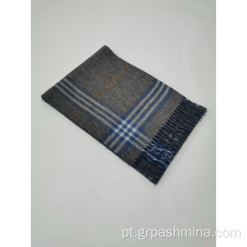 Lenço de cashmere dos homens puros luxuosos